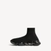 Sneaker da uomo Speed 2.0 con suola completamente trasparente in maglia riciclata, colore nero Sneaker da uomo Speed 2.0 con suola completamente trasparente in maglia riciclata, colore nero