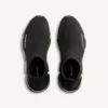 Sneaker da uomo Speed 2.0 con suola completamente trasparente in maglia riciclata, colore nero Sneaker da uomo Speed 2.0 con suola completamente trasparente in maglia riciclata, colore nero
