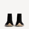 Sneaker da donna Speed 2.0 con suola trasparente interamente in maglia riciclata, colore nero/beige