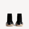 Sneaker da donna Speed 2.0 con suola trasparente interamente in maglia riciclata, colore nero/beige