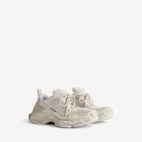 Sneaker da donna Triple S.2 in color guscio d’uovo