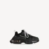 Sneaker da donna Triple S con suola trasparente in nero