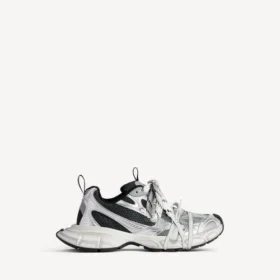 Sneaker da uomo 3XL con effetto sfumato in nero/grigio/bianco