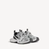 Sneaker da uomo 3XL con effetto sfumato in nero/grigio/bianco