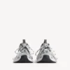 Sneaker da uomo 3XL con effetto sfumato in nero/grigio/bianco