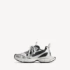 Sneaker da uomo 3XL con effetto sfumato in nero/grigio/bianco