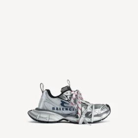 Sneaker da uomo 3XL con logo diviso nei colori bianco/blu navy/grigio