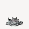 Sneaker da uomo 3XL con logo diviso nei colori bianco/blu navy/grigio