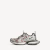 Sneaker da uomo 3XL Extreme Laces B nei colori grigio/argento/rosso/nero