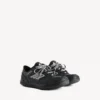 Sneaker da uomo Hamptons effetto consumato in nero Sneaker da uomo Hamptons effetto consumato in nero