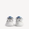 Sneaker da uomo Hamptons effetto consumato nei colori bianco/blu scuro/grigio