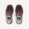 Sneaker da uomo in pelle scamosciata modello Hamptons, colore marrone scuro/grigio Sneaker da uomo in pelle scamosciata modello Hamptons, colore marrone scuro/grigio