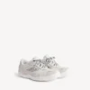 Sneaker da uomo in pelle scamosciata modello “Hamptons” nei colori bianco sporco/nero