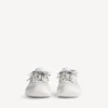 Sneaker da uomo in pelle scamosciata modello “Hamptons” nei colori bianco sporco/nero