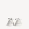 Sneaker da uomo in pelle scamosciata modello “Hamptons” nei colori bianco sporco/nero