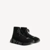 Sneaker da uomo Speed 2.0 con lacci in maglia riciclata, colore nero Sneaker da uomo Speed 2.0 con lacci in maglia riciclata, colore nero