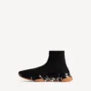 Sneaker da uomo Speed 2.0 con suola trasparente e tomaia in maglia riciclata, colore nero/arancione Sneaker da uomo Speed 2.0 con suola trasparente e tomaia in maglia riciclata, colore nero/arancione