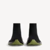 Sneaker da uomo Speed 2.0 con suola trasparente e tomaia in maglia riciclata, colore nero/kaki Sneaker da uomo Speed 2.0 con suola trasparente e tomaia in maglia riciclata, colore nero/kaki
