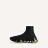 Sneaker da uomo Speed 2.0 con suola trasparente e tomaia in maglia riciclata, colore nero/kaki Sneaker da uomo Speed 2.0 con suola trasparente e tomaia in maglia riciclata, colore nero/kaki
