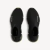 Sneaker da uomo Speed 2.0 con suola trasparente e tomaia in maglia riciclata, colore nero/kaki Sneaker da uomo Speed 2.0 con suola trasparente e tomaia in maglia riciclata, colore nero/kaki