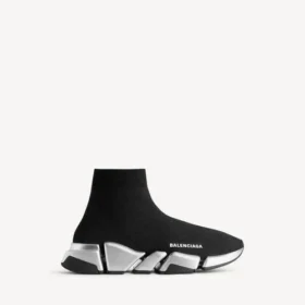 Sneaker da donna Speed 2.0 in maglia riciclata, colore nero/argento