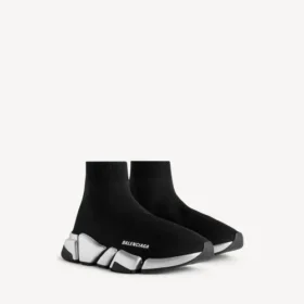 Sneaker da uomo Speed 2.0 in maglia riciclata, colore nero/argento