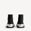 Sneaker da uomo Speed 2.0 in maglia riciclata, colore nero/argento