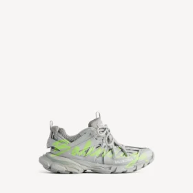 Sneaker da uomo Track Signature nei colori grigio/giallo neon
