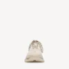 Sneaker da uomo Triple S con suola trasparente  in bianco