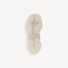 Sneaker da uomo Triple S con suola trasparente  in bianco
