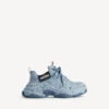 Sneaker da uomo Triple S in tela blu Sneaker da uomo Triple S in tela blu