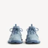 Sneaker da uomo Triple S in tela blu Sneaker da uomo Triple S in tela blu