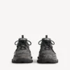 Sneaker da uomo Triple S in tela nera Sneaker da uomo Triple S in tela nera