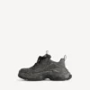 Sneaker da uomo Triple S in tela nera Sneaker da uomo Triple S in tela nera