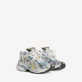 Sneaker Runner da donna in blu/giallo/bianco
