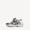 Sneaker da corsa da uomo in grigio/bianco/nero