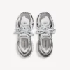 Sneaker da corsa da uomo in grigio/bianco/nero