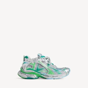 Sneaker Runner da donna in grigio/verde/blu