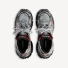 Sneaker Runner da uomo con effetto sfumato nei toni del grigio/rosso/nero