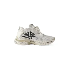 Sneaker Runner Graffiti “White Black” 772774W3RBQ9010