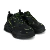 Sneaker Triple S “Allover Logo – Nero e Giallo Fluo” 536737W2FA11070