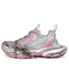 Sneakers 3XL “Bianco, Grigio e Rosa – Mesh e Poliuretano” 734731W3XL59050