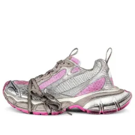 Sneakers 3XL “Bianco, Grigio e Rosa – Mesh e Poliuretano” 734731W3XL59050