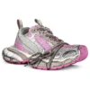 Sneakers 3XL “Bianco, Grigio e Rosa – Mesh e Poliuretano” 734731W3XL59050