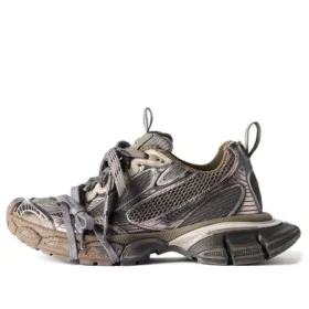 Sneakers 3XL consumate “Mesh marrone e poliuretano” 734734W3XL72200