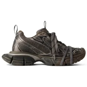 Sneakers 3XL consumate “Mesh marrone e poliuretano” 734734W3XL72200