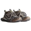 Sneakers 3XL consumate “Mesh marrone e poliuretano” 734734W3XL72200