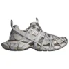 Sneakers 3XL Extreme Lace “Marrone Grigio Beige in rete e poliuretano” 778698W3XLL2097