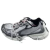 Sneakers 3XL “Grigio, bianco e rosso in rete e poliuretano” 734734W3XL51219
