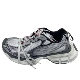 Sneakers 3XL “Grigio, bianco e rosso in rete e poliuretano” 734734W3XL51219